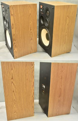 Jbl-L100 Classic monitors orange / blue